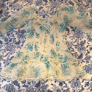 Love Shack Fancy Floral Lace Women Dress